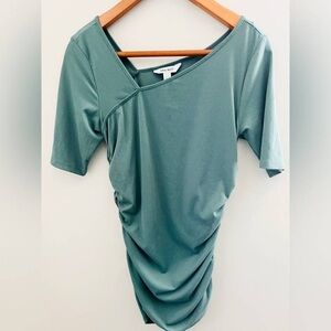 Green Short Sleeve Dress